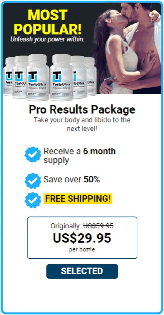 TestoUltra best offer package price